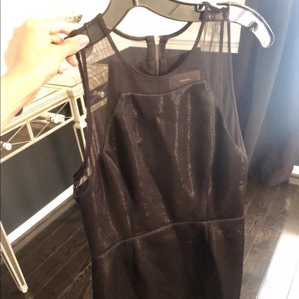 Vera Wang black shimmer dress never worn!